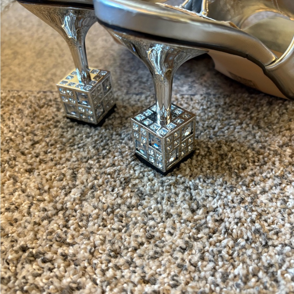 New Lady Couture Silver Women's Shoes - Picture 2 of 7